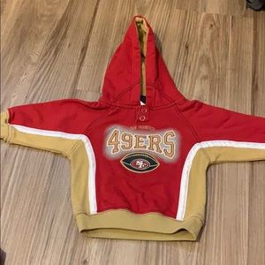 49ers baby sweater